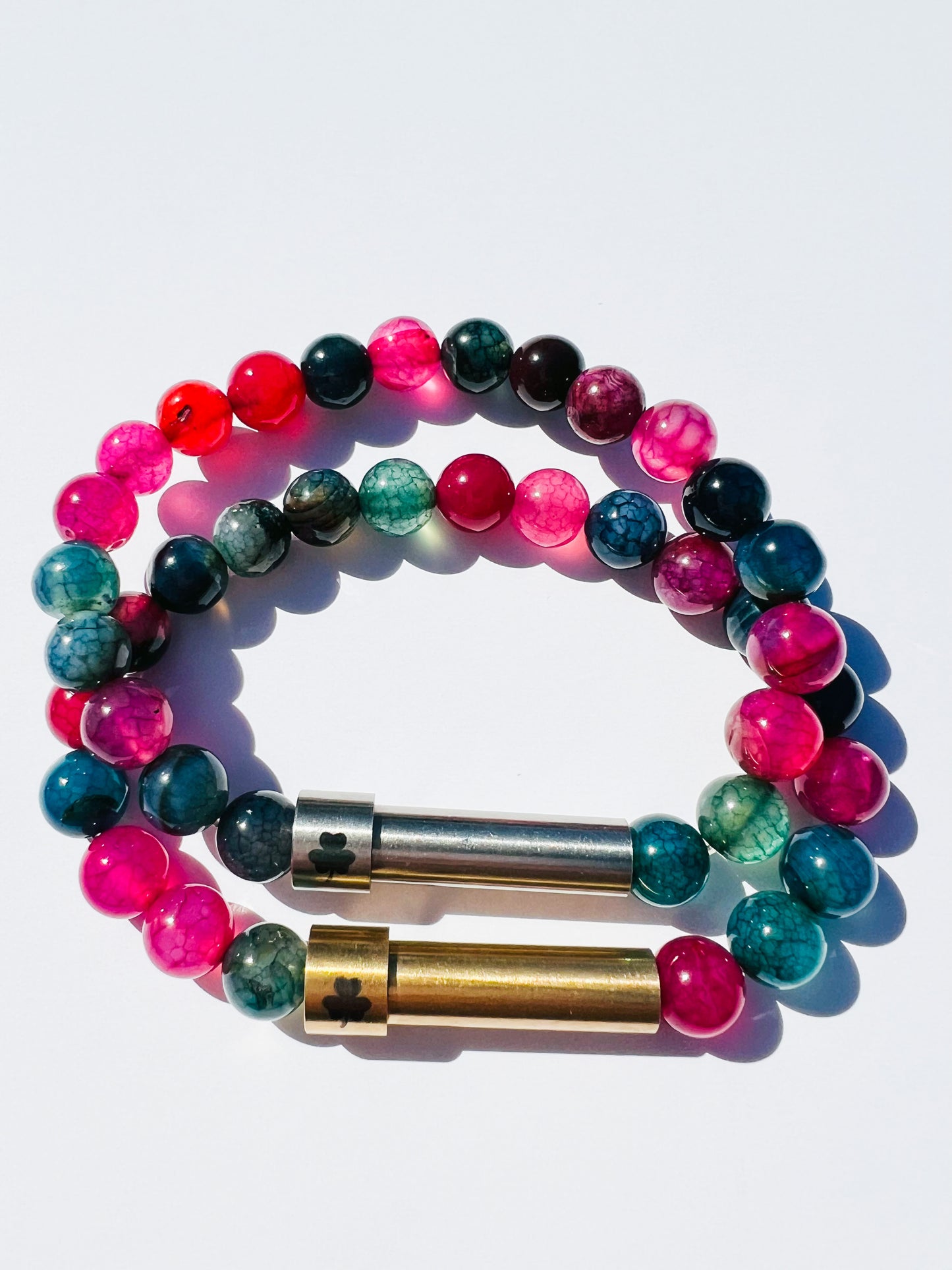 Multicolour Jade Sentiment Bracelet